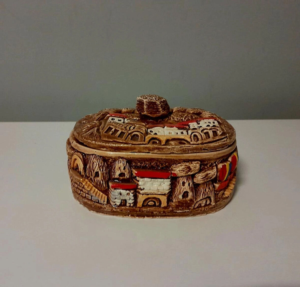 AthStore Kapadokya Peribacası Alçı Makyaj, Takı, Hobi, Mücevher Kutusu