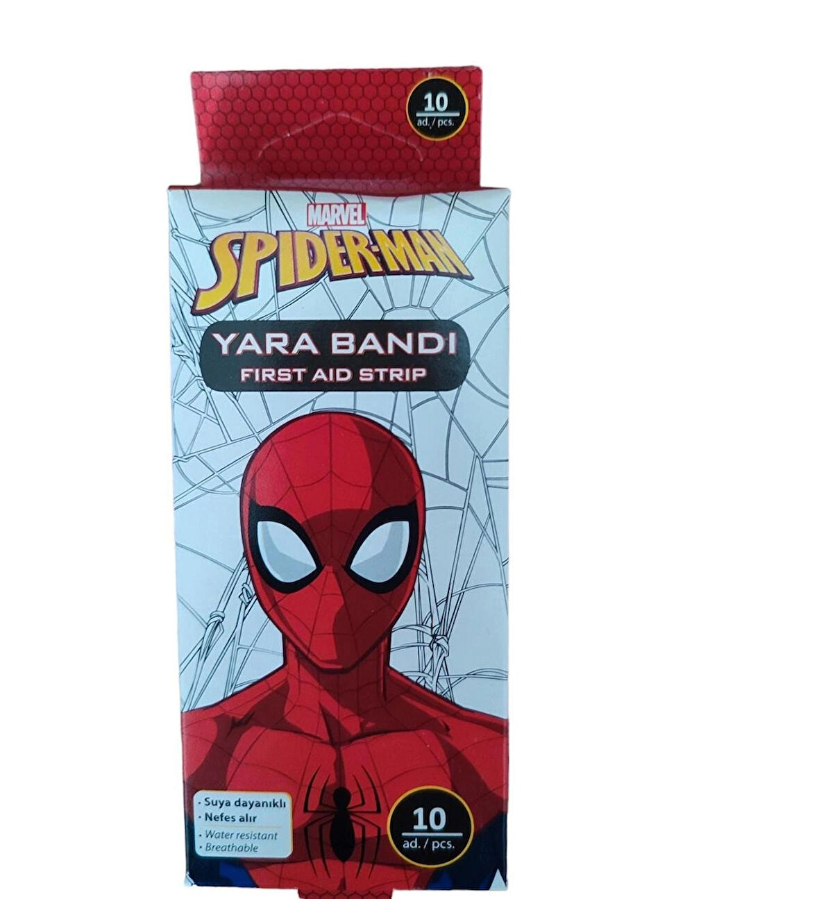 SPIDER-MAN Çocuk Yara Bandı 10 adet 