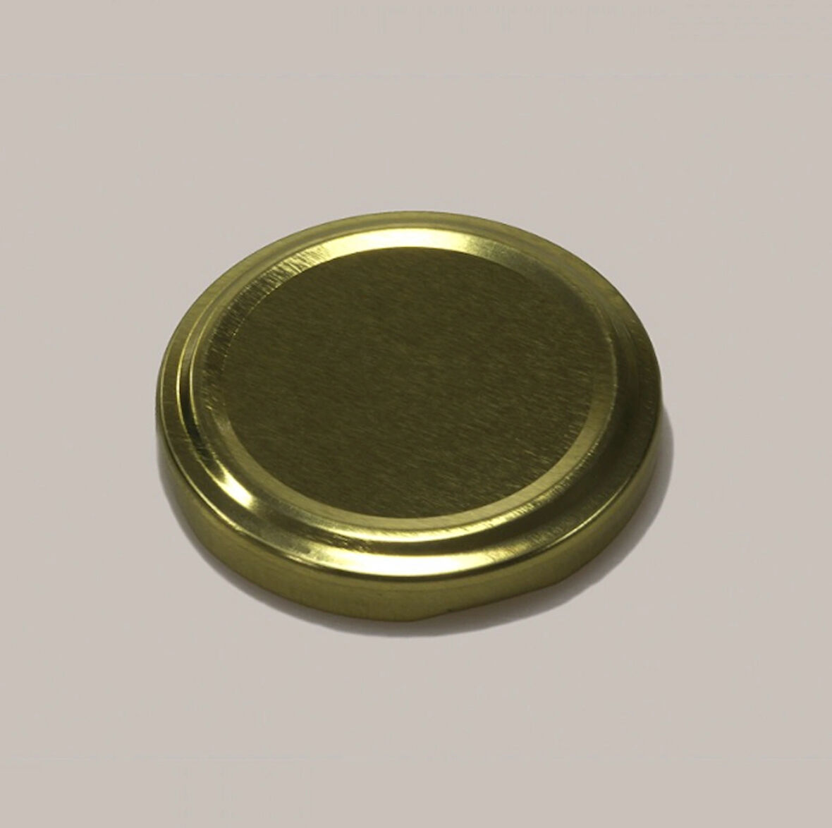 Metal 53 mm Gold Cam Kavanoz Kapak 10 adet
