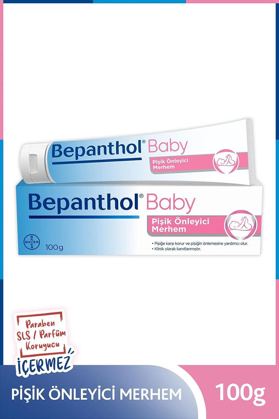 Baby Pişik Önleyici Merhem 100gr L Parapen, Sls, Parfüm, Koruyucu Içermez