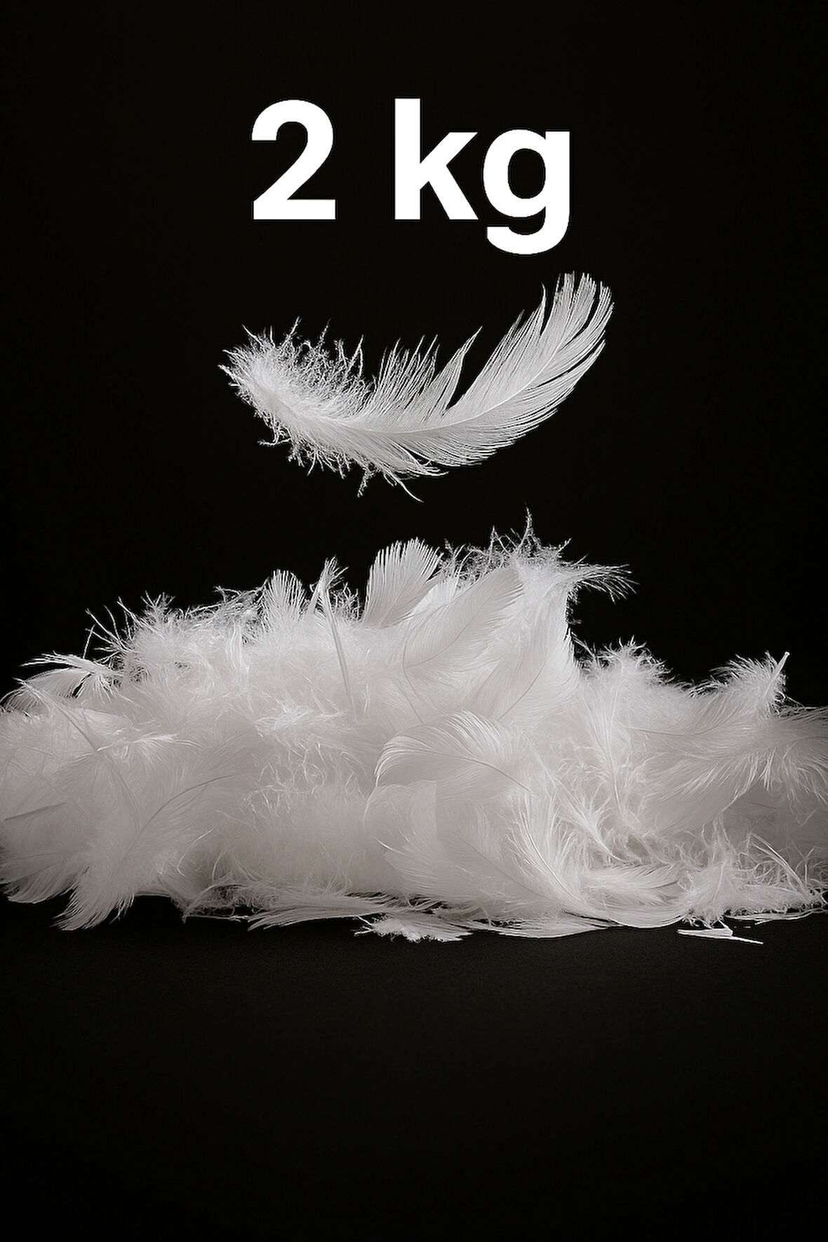 2 Kg. %100 Kaz Tüyü Dolgu Metaryeli %100 doğal