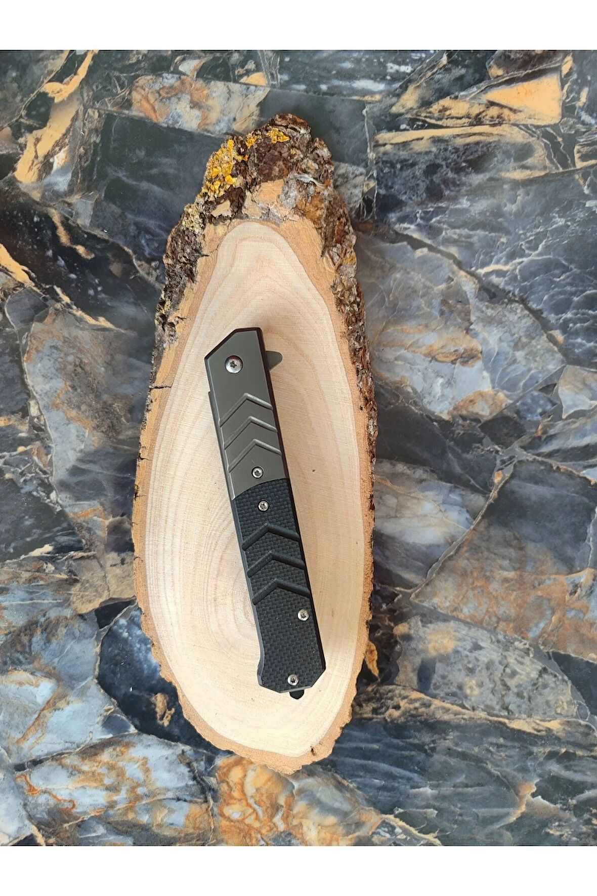 Browning A02 Çakı – 22,5 cm Siyah Metal Saplı