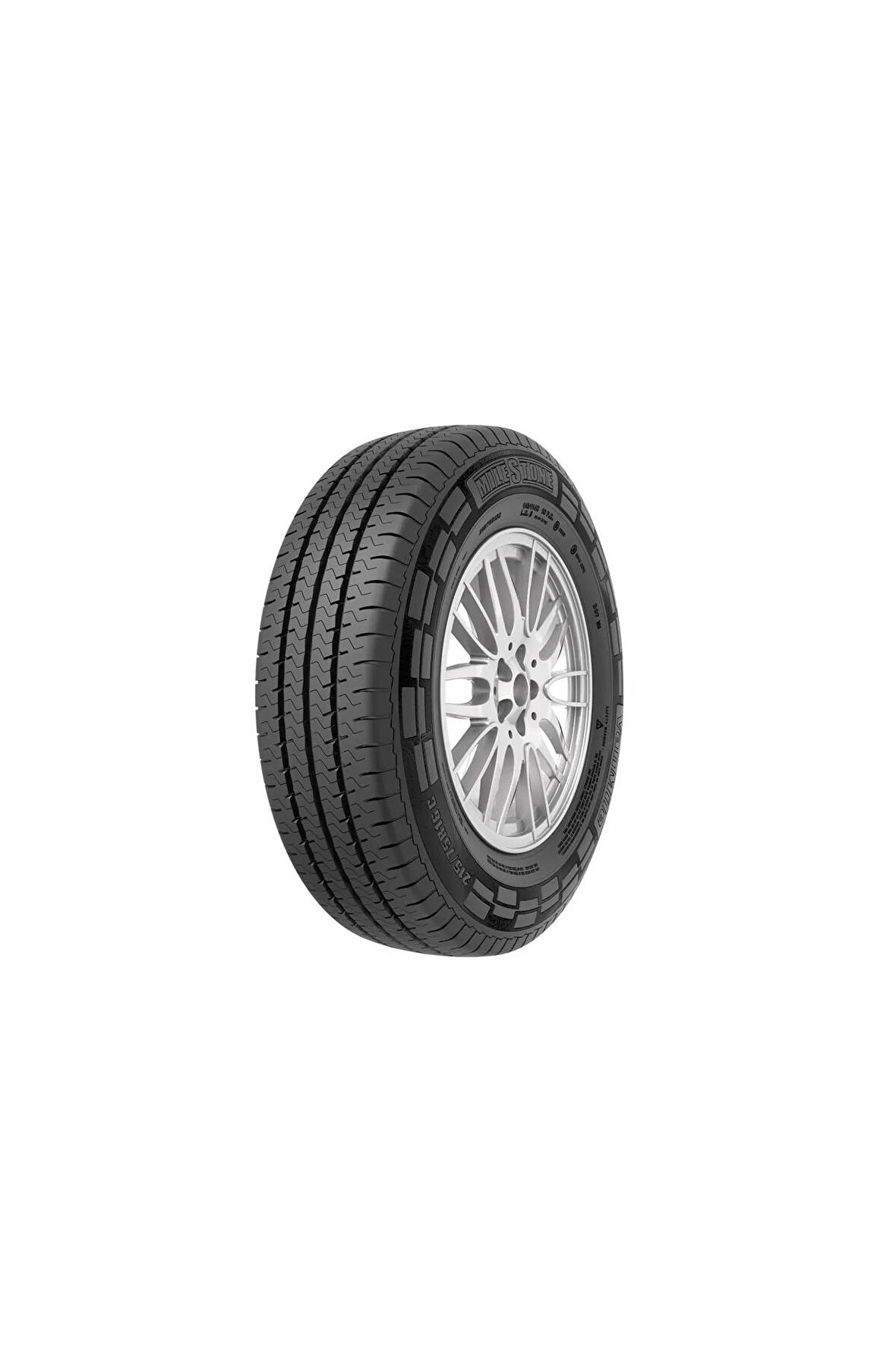 Milestone 185/75 R16 C 104/102R 8PR Vanmile Hafif Ticari Yaz Lastiği (Üretim Yılı:2024)