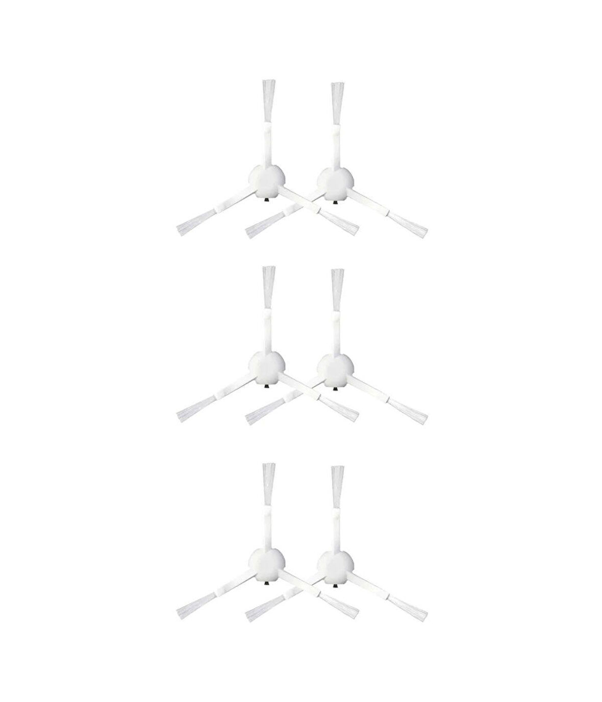 Dreame L10 Pro Beyaz Uyumlu Yedek Yan Fırça-6 Adet