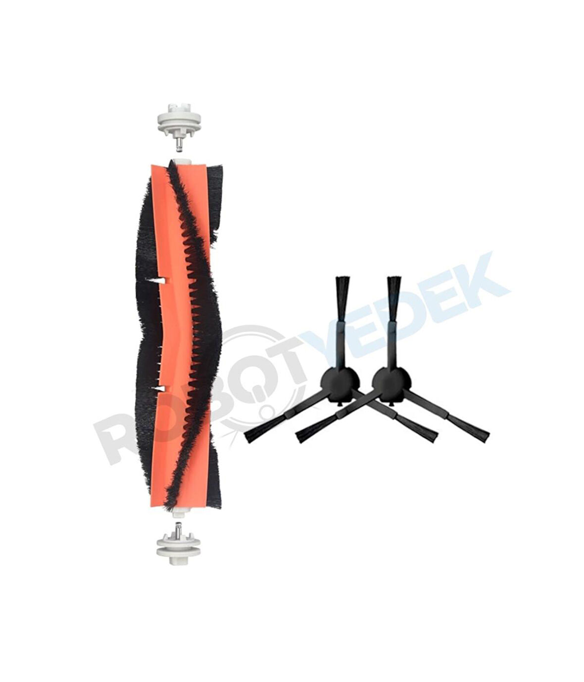 Dreame Bot L10S Pro Uyumlu Yedek Ana Fırça ve Yan Fırça-3 Parça