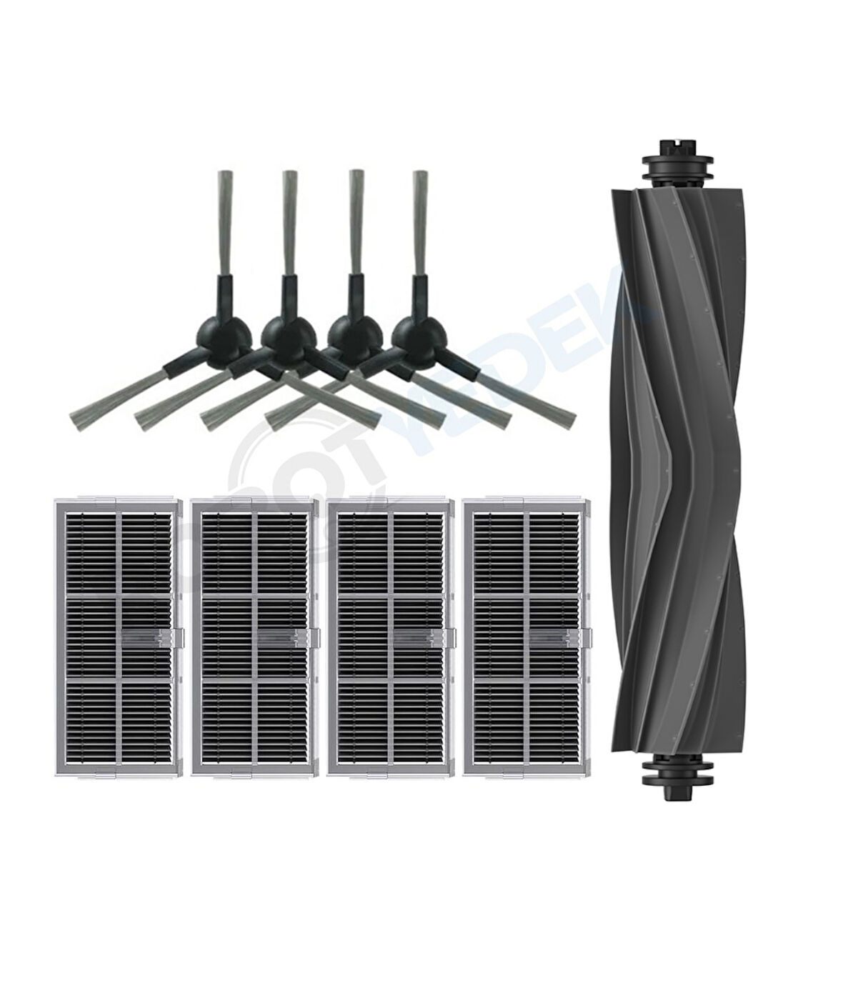 Dreame L10S Pro Ultra Head Mopsuz Kauçuk Fırça Hepa Filtre Seti-9 Parça