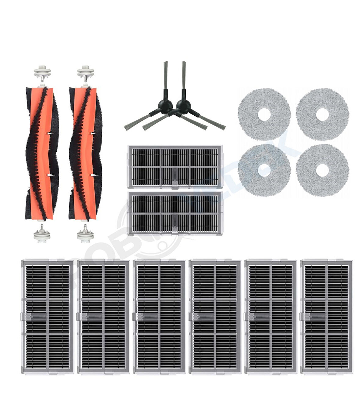 Dreame L10S Pro Ultra Head Fırça Hepa Filtre Mop Seti-16 Parça