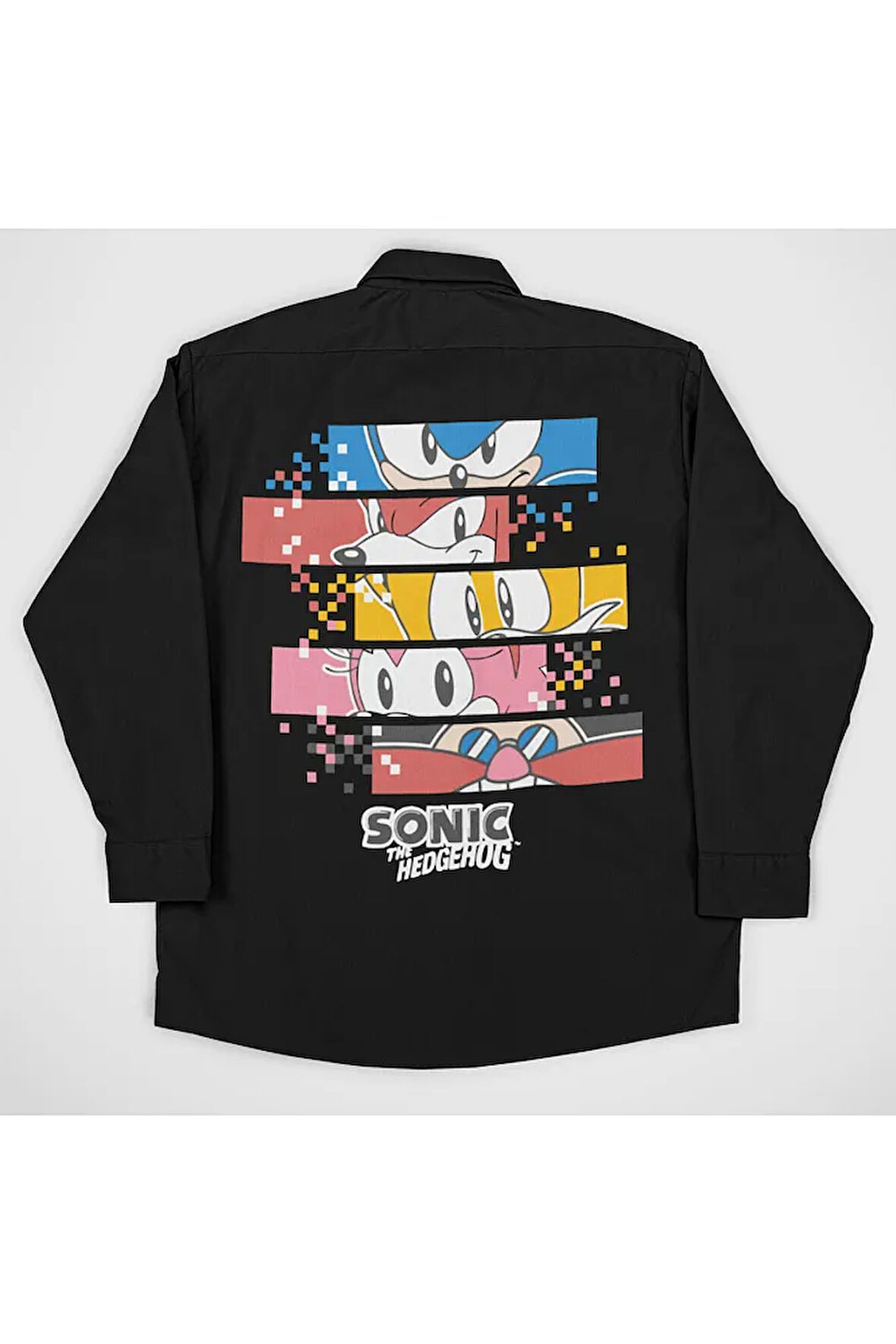 Sonic The Hedgehog Baskılı Unisex Çizgi Film Gömlek