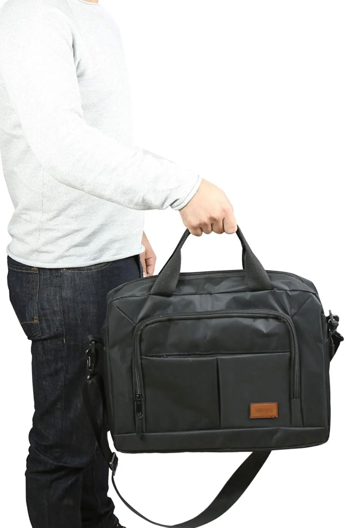 15.6" Evrak Bilgisayar Çantası Notebook Laptop Çantası - Siyah