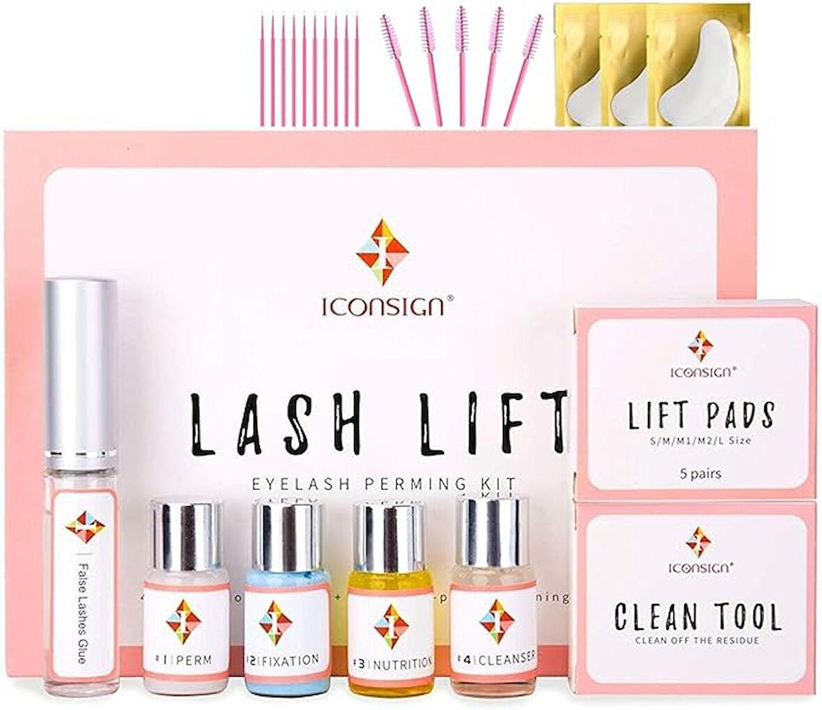 iconsign Lash Lift Kirpik Ve Kaş Lifting Seti, Kirpik Perması, Lash Lift Full Set