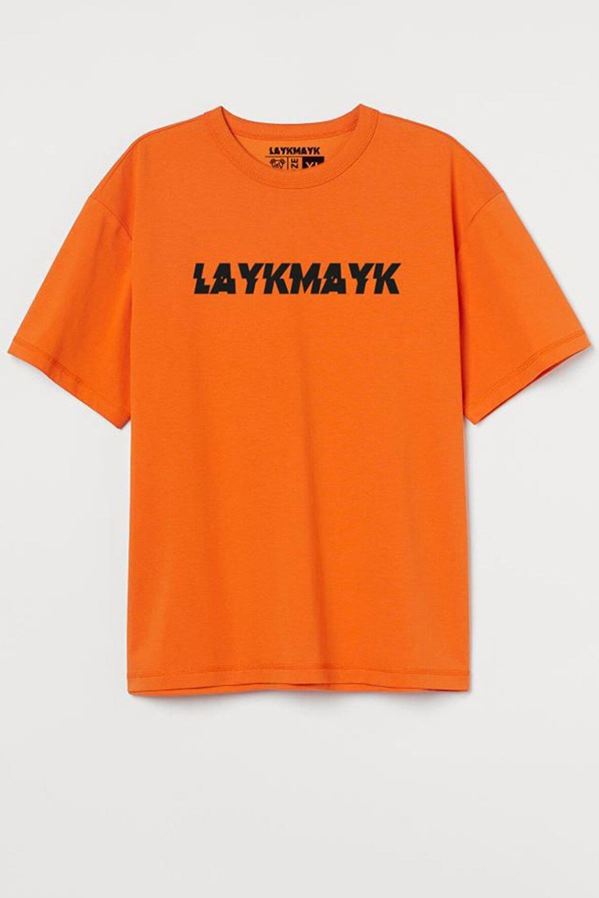 Layk Mayk Kabartma Baskılı Erkek T-shirt Relaxed Fit - lykmyk1