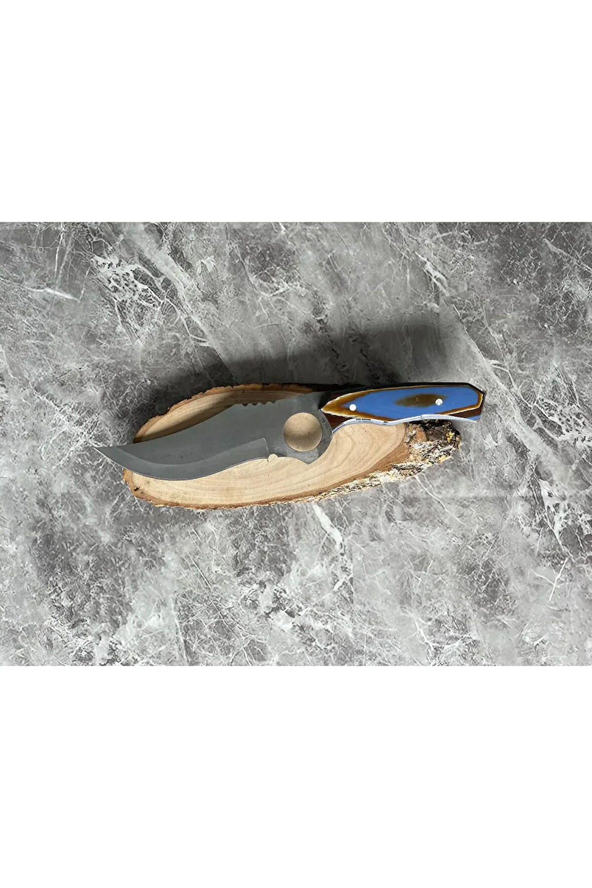 Parmak Takmalı  Verzalit Kabze Kamp Bıçağı – Kılıflı | Outdoor, Hediyelik & Koleksiyonluk | 28 cm