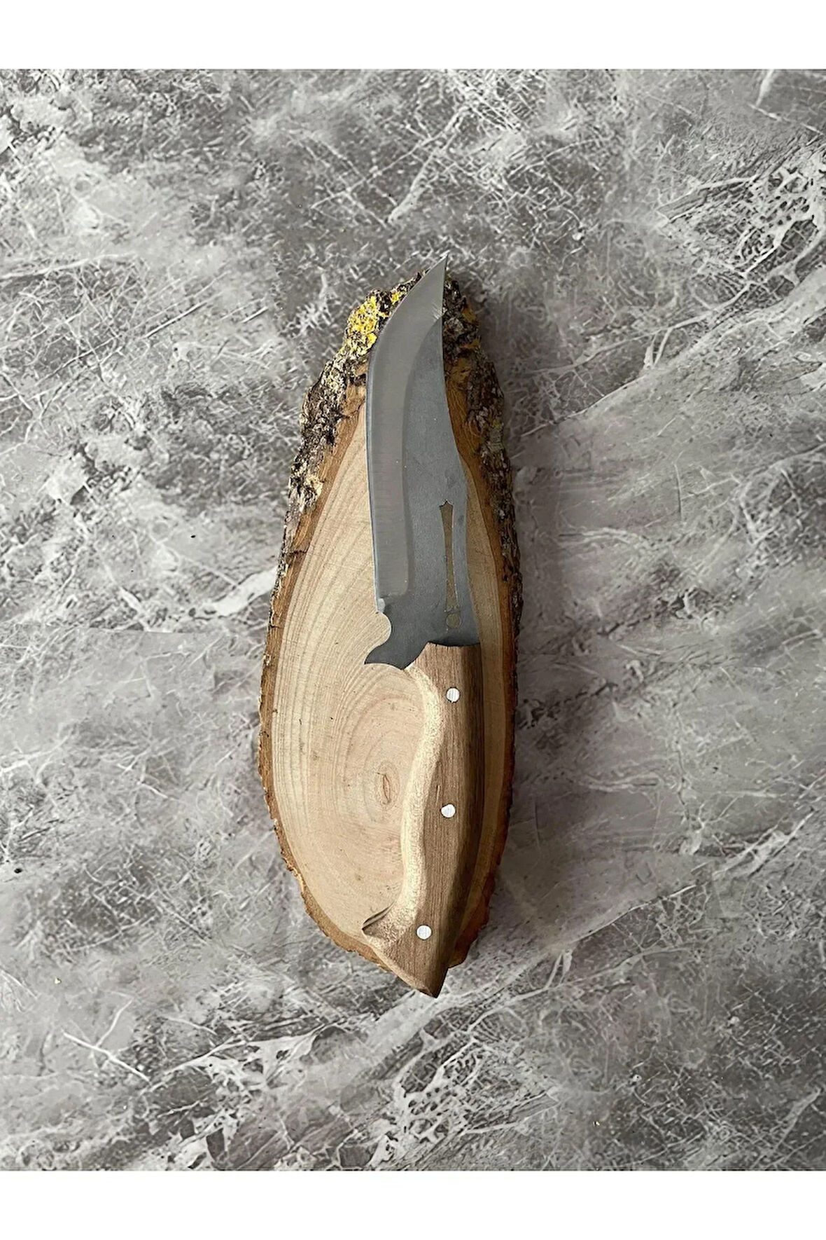 Kamp Bıçağı – Ceviz Kabze, Kılıflı, Namlu 12 cm, Toplam 24,5 cm | Outdoor, Hediyelik & Koleksiyonluk