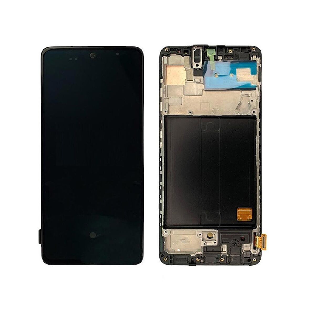 Samsung Galaxy A51 A515F ile Uyumlu Oled Ekran Dokunmatik Çıtalı