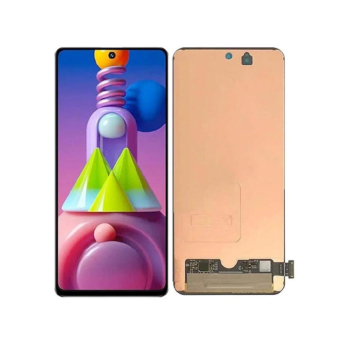 Samsung Galaxy M51 M515F ile Uyumlu Oled Dar Ekran Dokunmatik