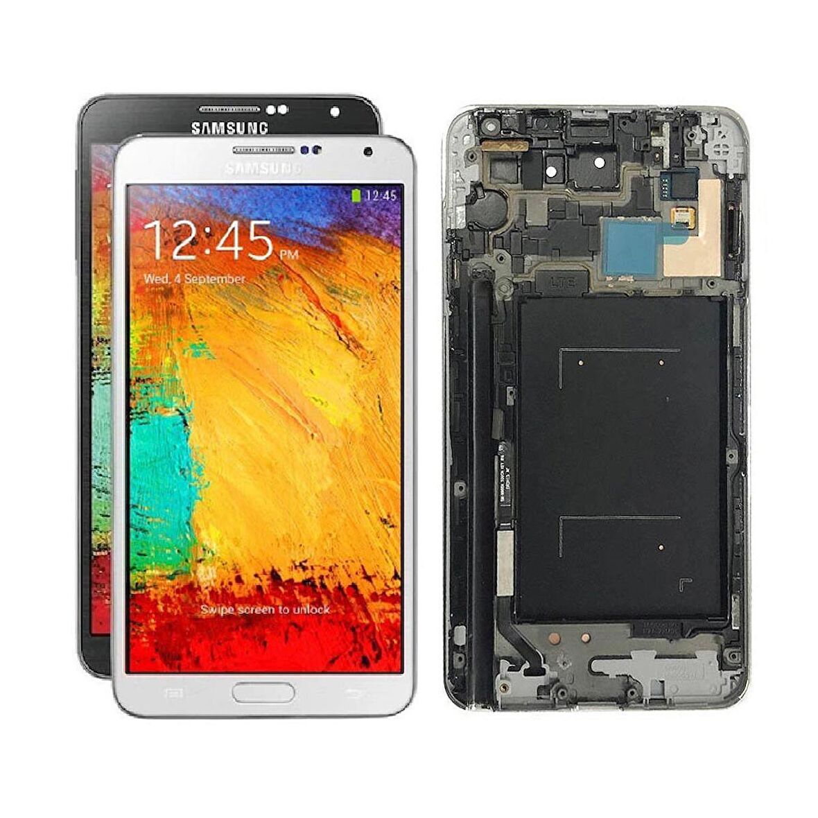 Samsung Galaxy Note 3 LTE N9005 ile Uyumlu Oled Ekran Dokunmatik