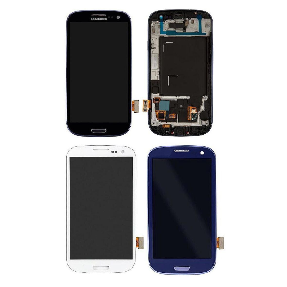 Samsung Galaxy S3 I9300 ile Uyumlu Oled Ekran Dokunmatik