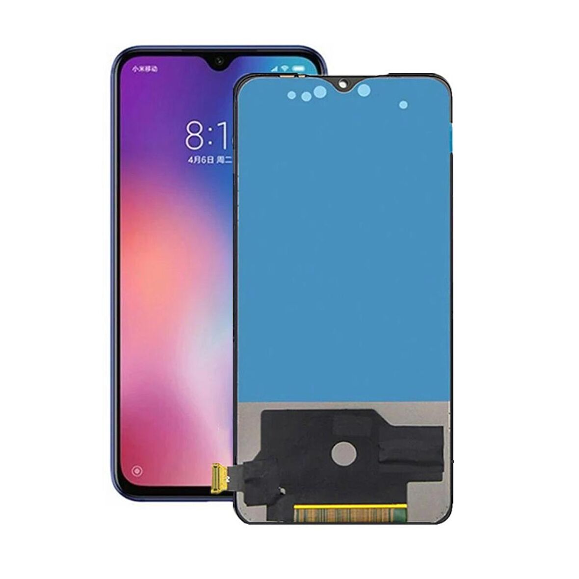 Xiaomi Mi 9 Lite ile Uyumlu Oled Ekran Dokunmatik