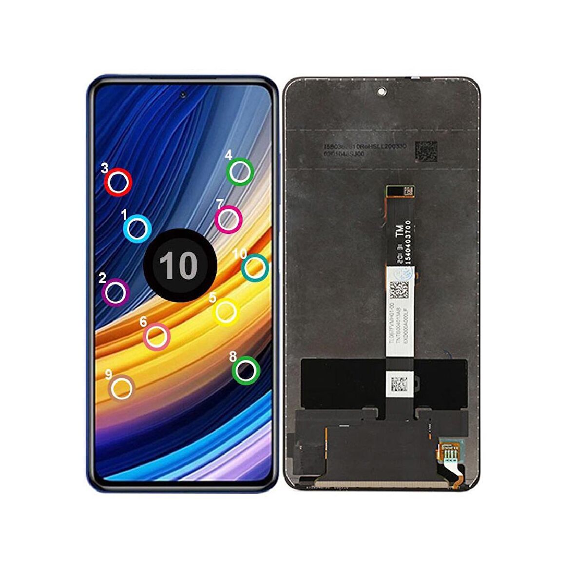 Xiaomi Poco X3 Pro ile Uyumlu Lcd Ekran Dokunmatik