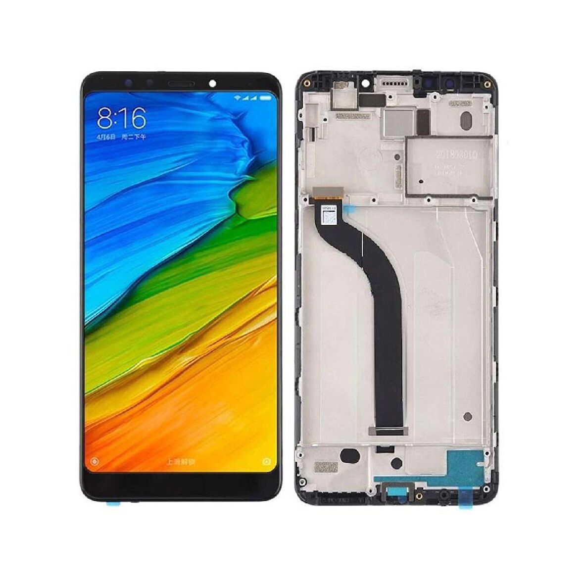 Xiaomi Redmi Note 5 ile Uyumlu Lcd Ekran Dokunmatik Çıtalı