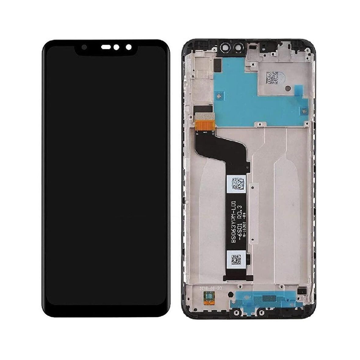 Xiaomi Redmi Note 6 ile Uyumlu Lcd Ekran Dokunmatik Çıtalı