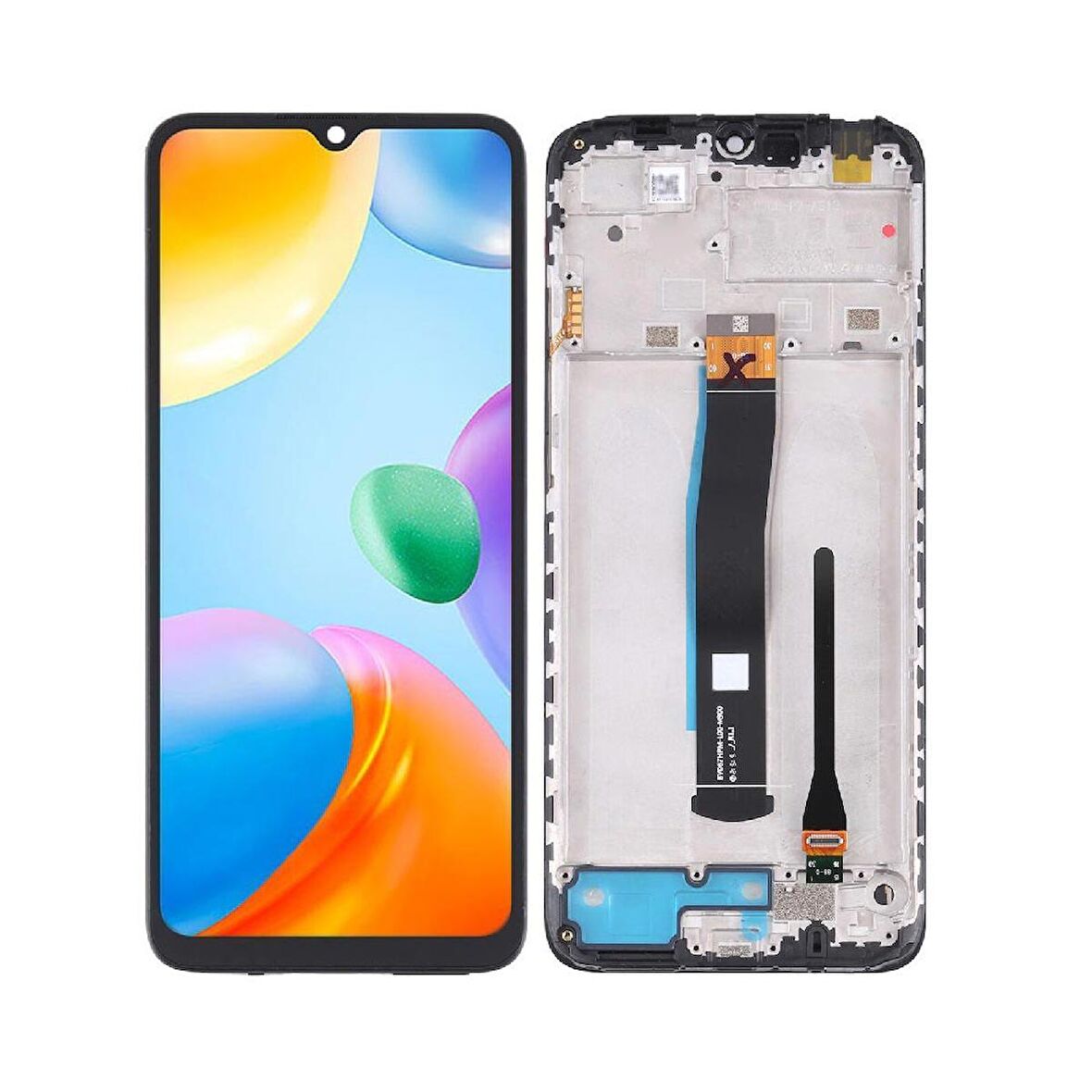 Xiaomi Redmi 10C ile Uyumlu Lcd Ekran Dokunmatik Çıtalı