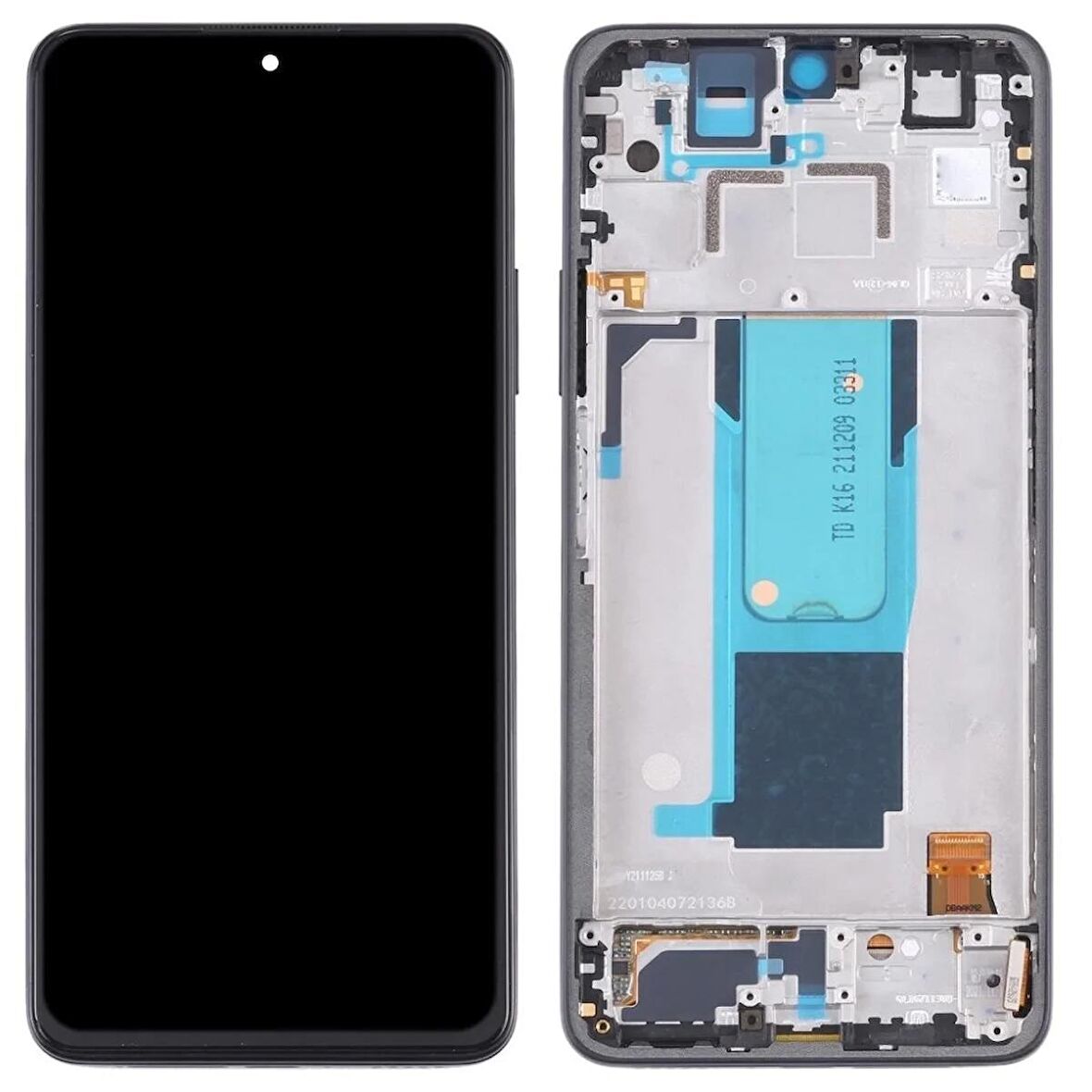 Xiaomi Redmi Note 12S ile Uyumlu Oled Ekran Dokunmatik Çıtalı