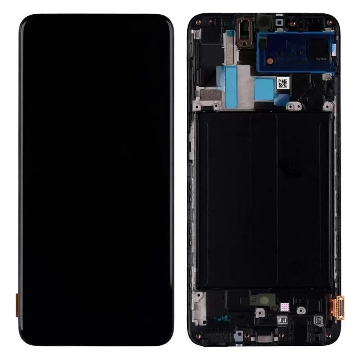 Samsung Galaxy A70 A705F İle Uyumlu Lcd Ekran Dokunmatik Dar Ekran Çıtalı