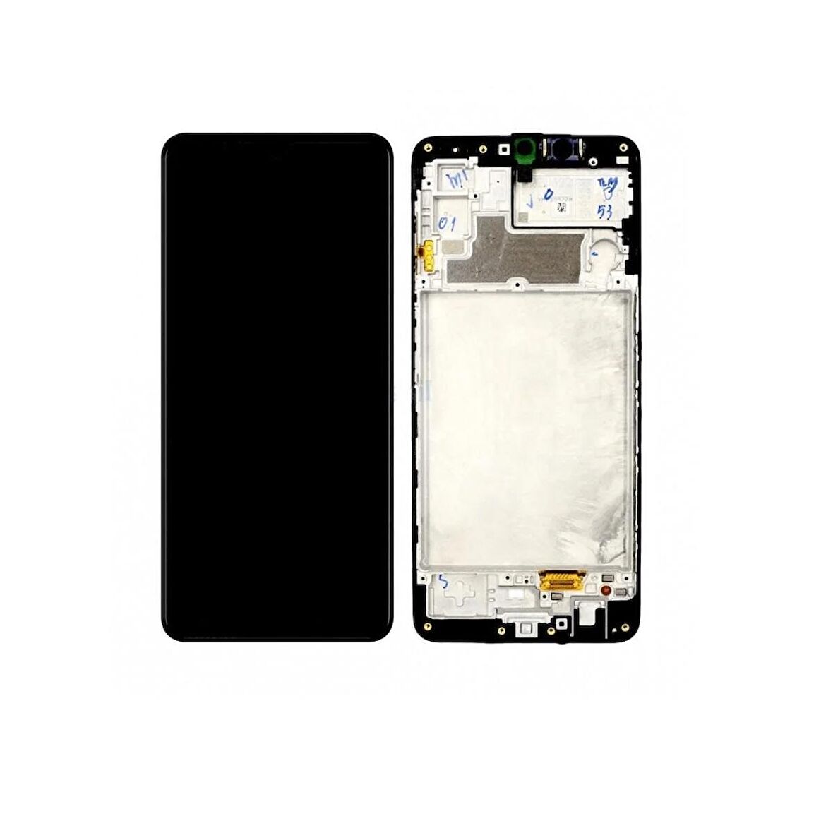 Samsung Galaxy M22 4G M225F İle Uyumlu Oled Ekran Dokunmatik Çıtalı