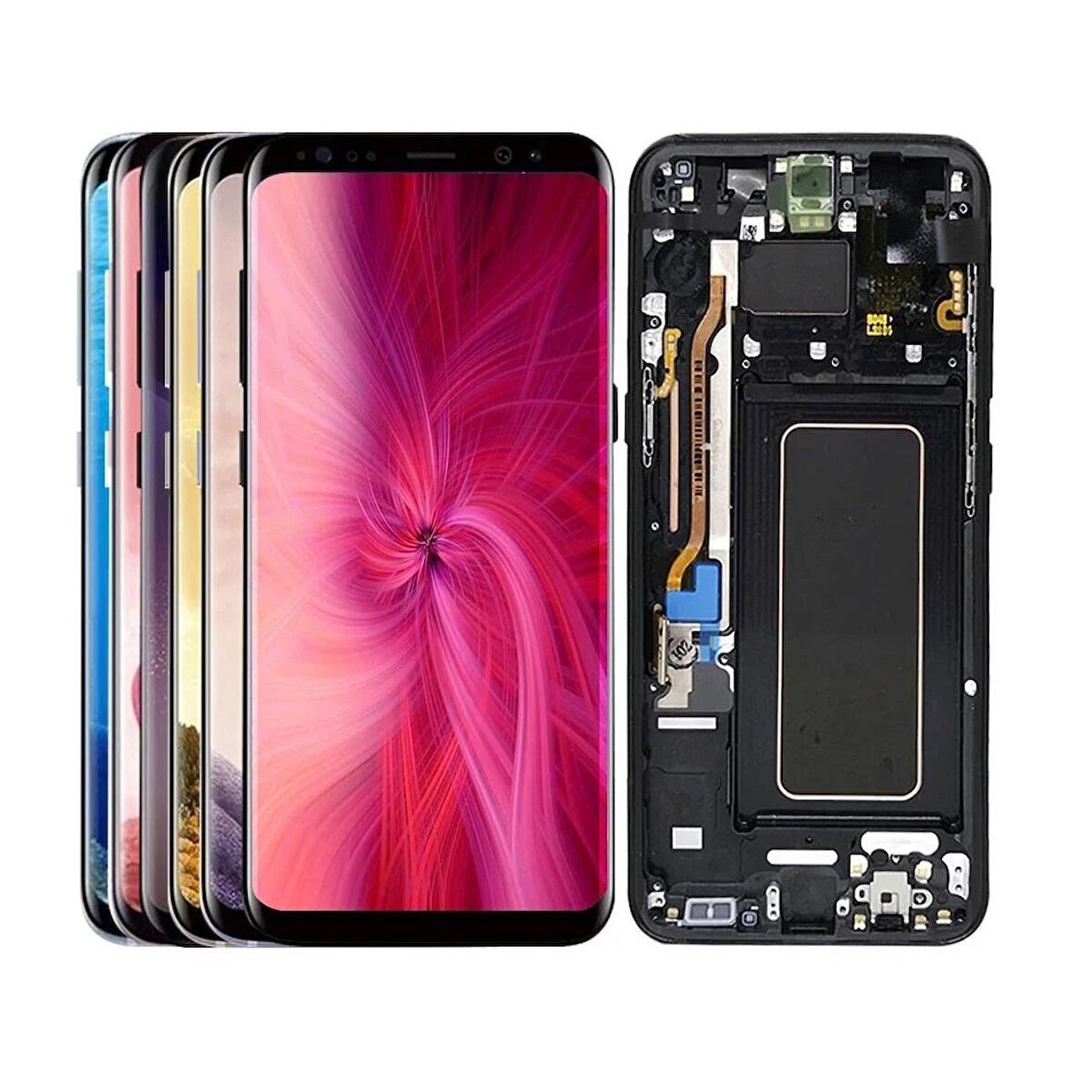 Samsung Galaxy S8 Plus G955F ile Uyumlu Oled Ekran Dokunmatik