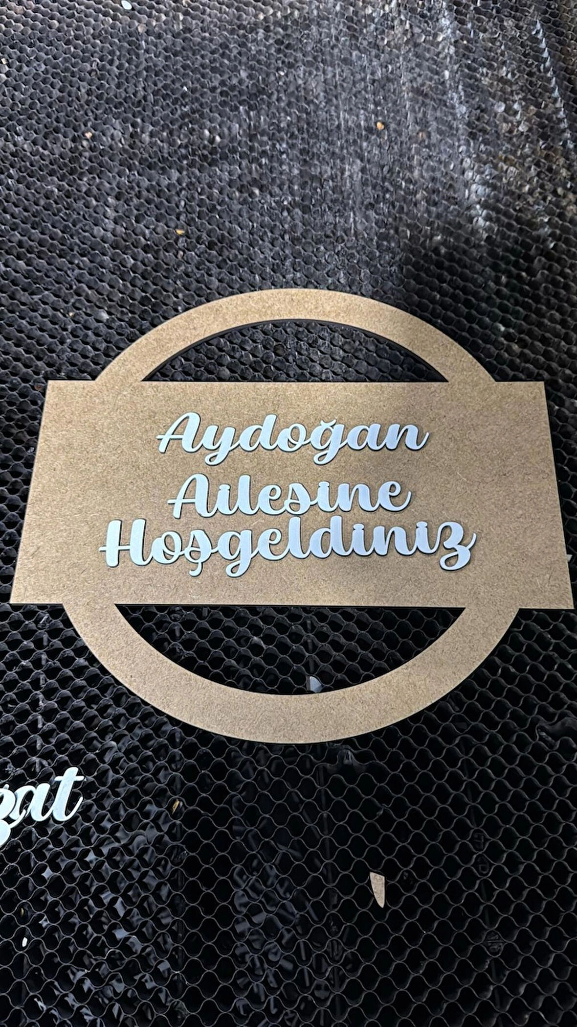 süslemeye hazır ahşap kapı süsleri 2 adet