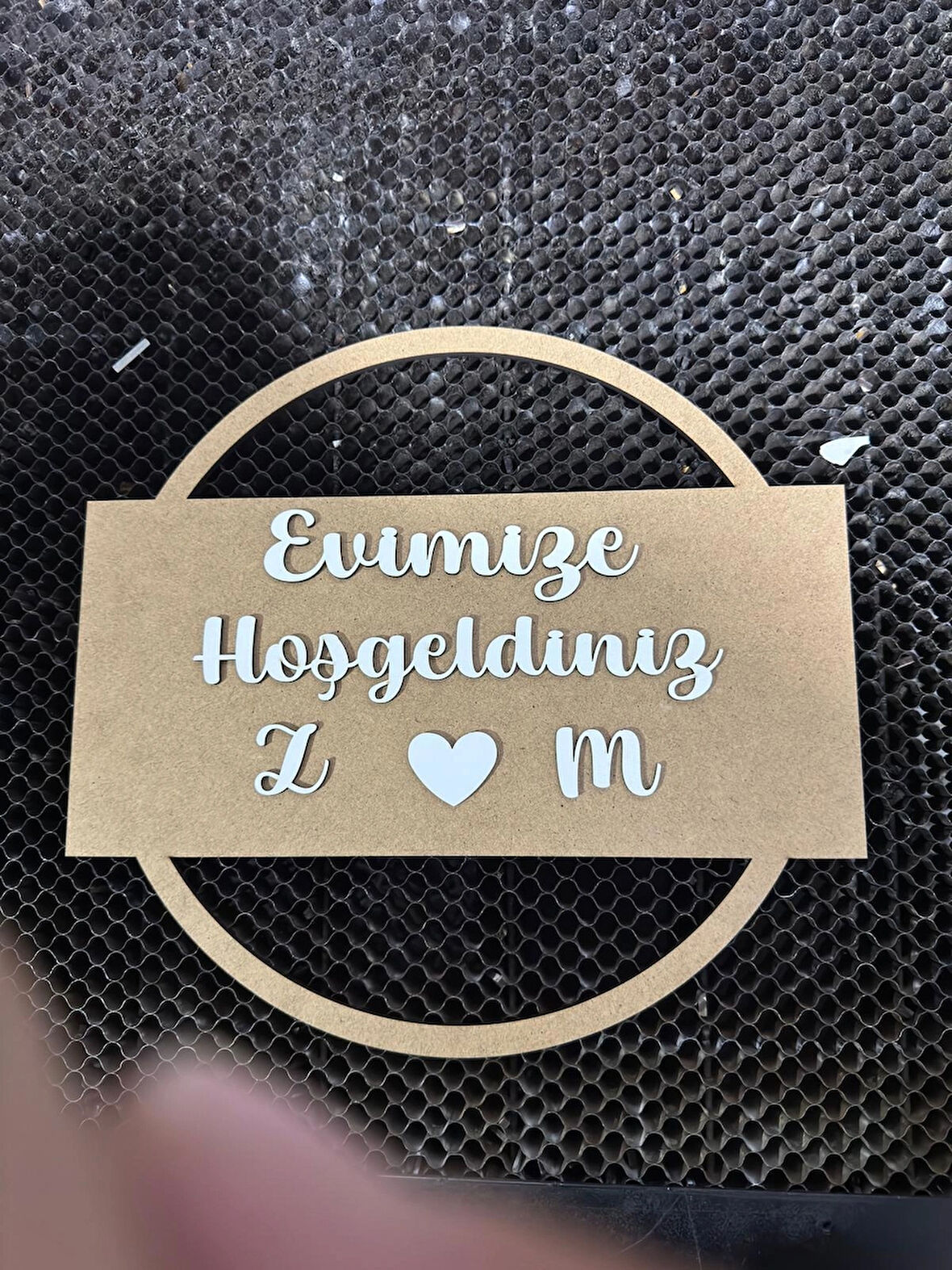 süslemeye hazır ahşap kapı süsleri 2 adet