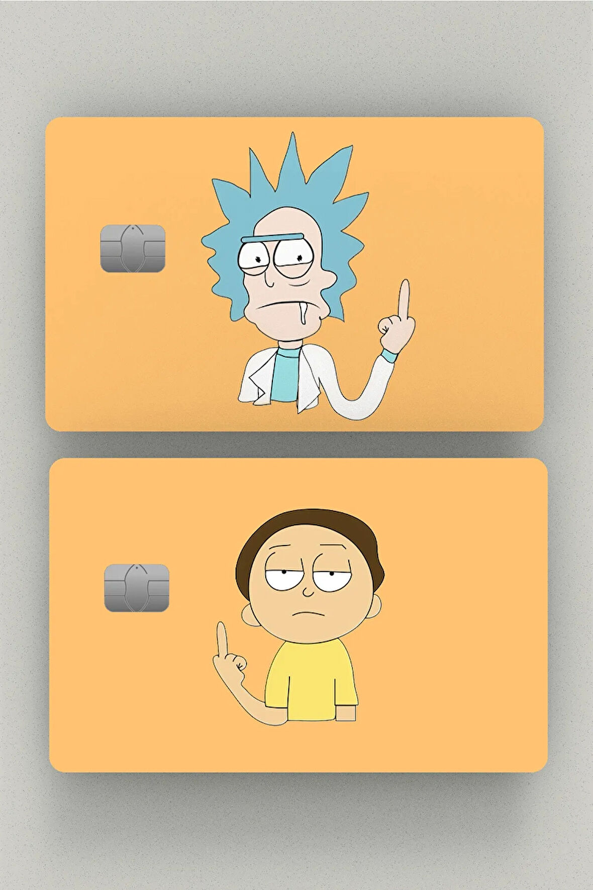 Rick Morty 2'li Kredi Kartı & Akbil Sticker Kaplama