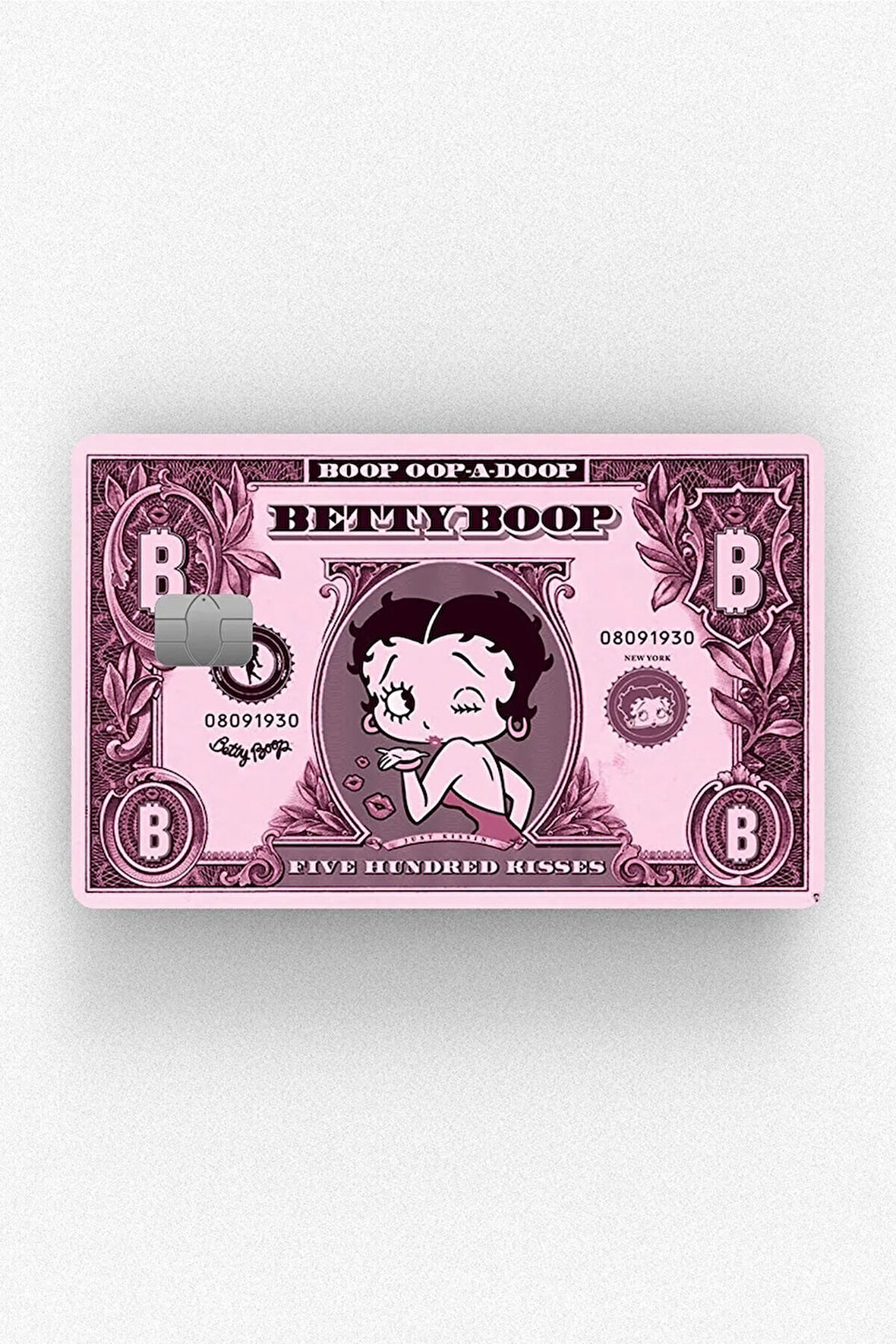 Betty Boop Çipli/çipsiz Kart Stickerı Kaplama