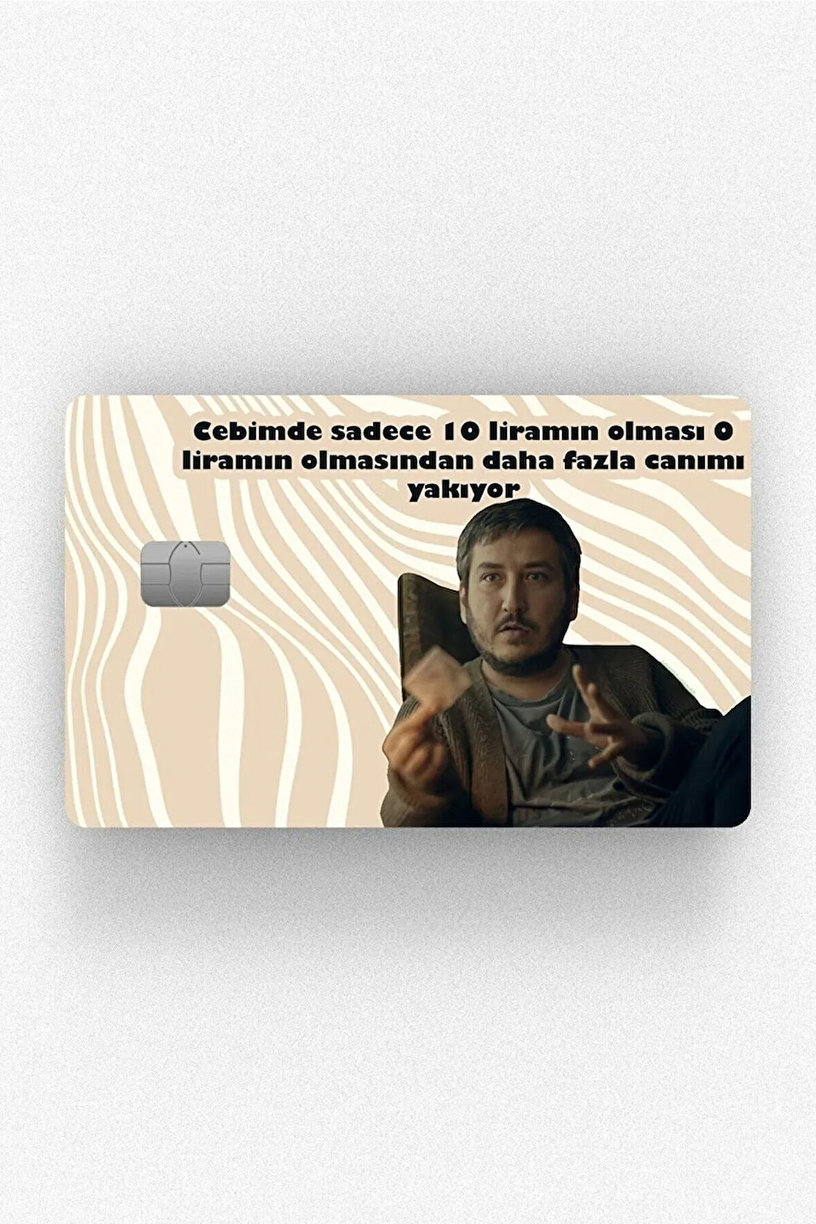 Gibi Yılmaz 10 Lira Çipli/çipsiz Kart Stickerı Kaplama