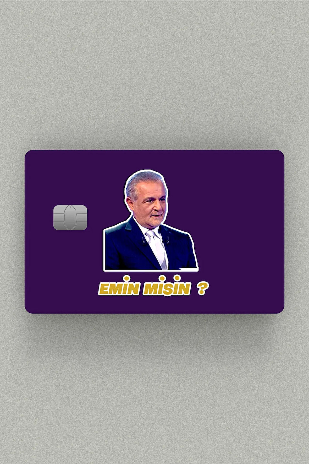 Milyoner Kenan Işık Emin Misin ?çipli/çipsiz Kredi Kartı & Akbil Stickerı Kaplama