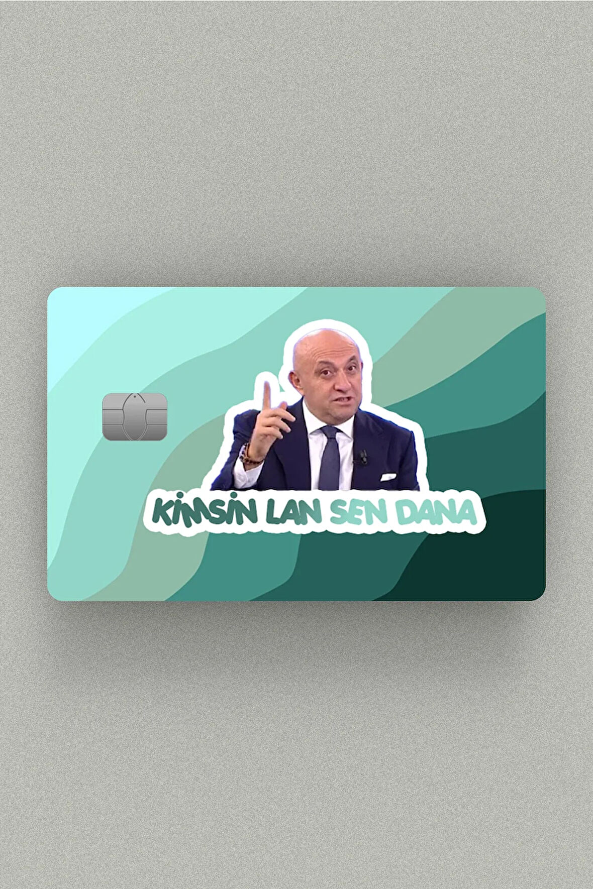 Sinan Engin Kimsin L*n Sen Dana Çipli/çipsiz Kredi Kartı Sticker Kaplama