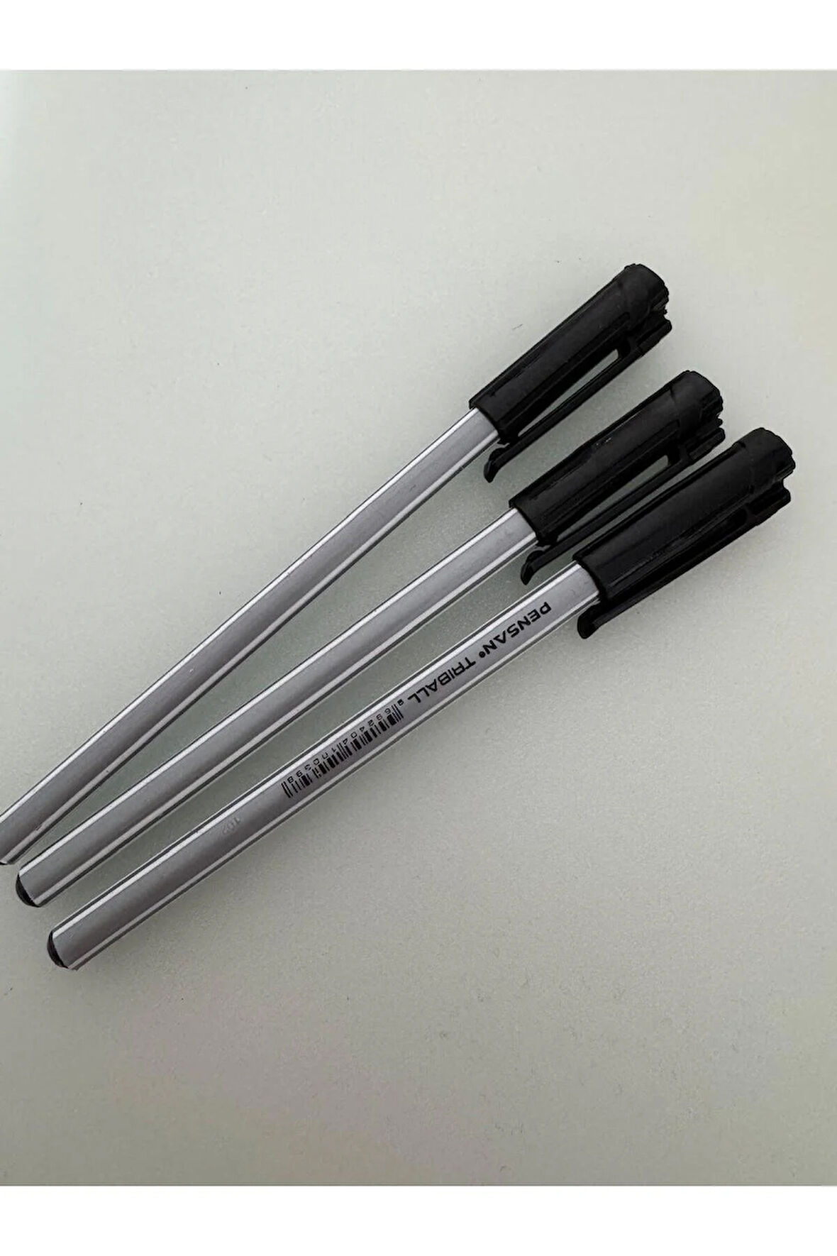 Tükenmez Kalem Triball 1.0 MM Bilye Uç Siyah (6 Adet)