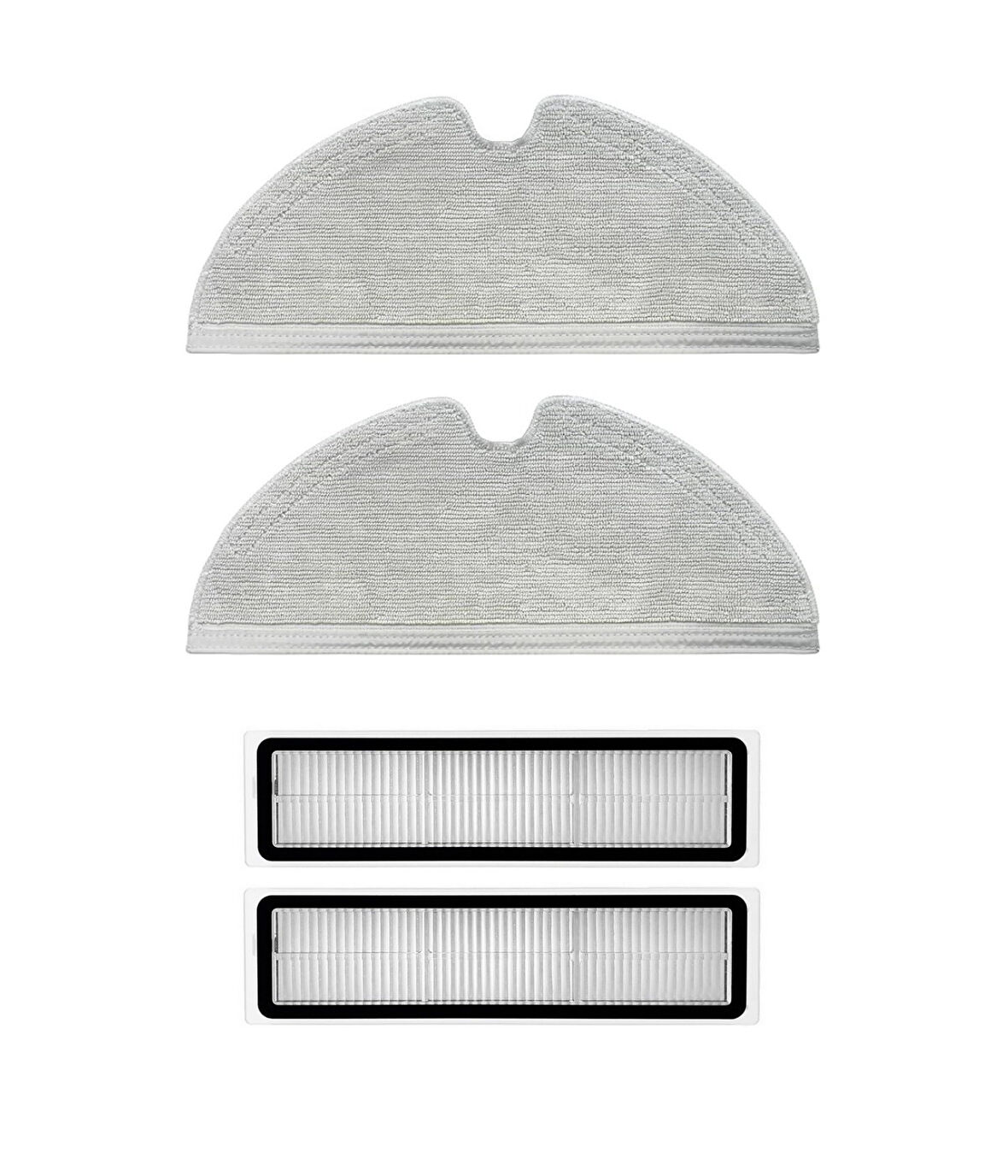 Xiaomi Trouver Finder LDS Uyumlu Yedek Mop ve Hepa Filtre-4 Parça