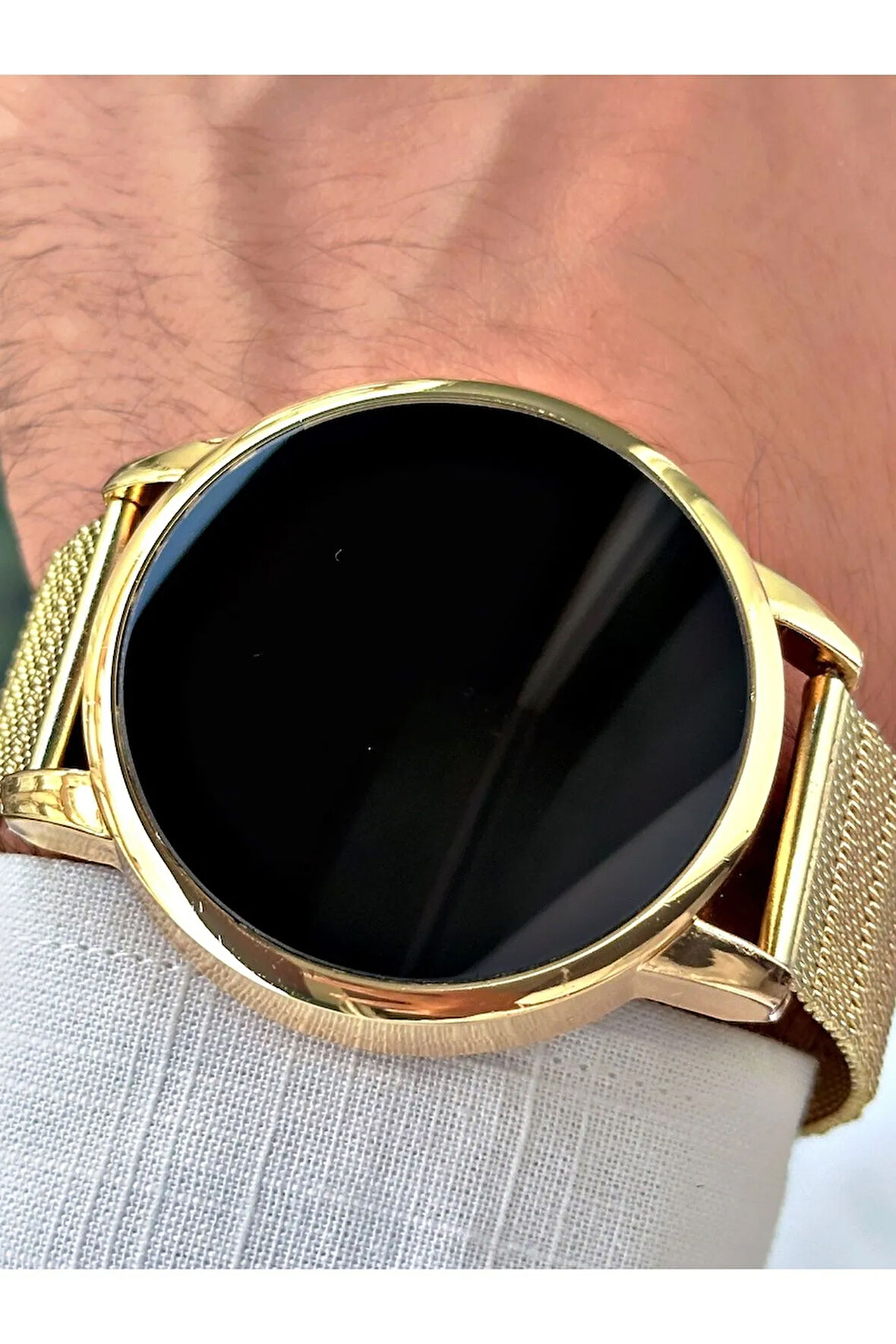 Led Dijital Hasır Kordon Erkek Kol Saati