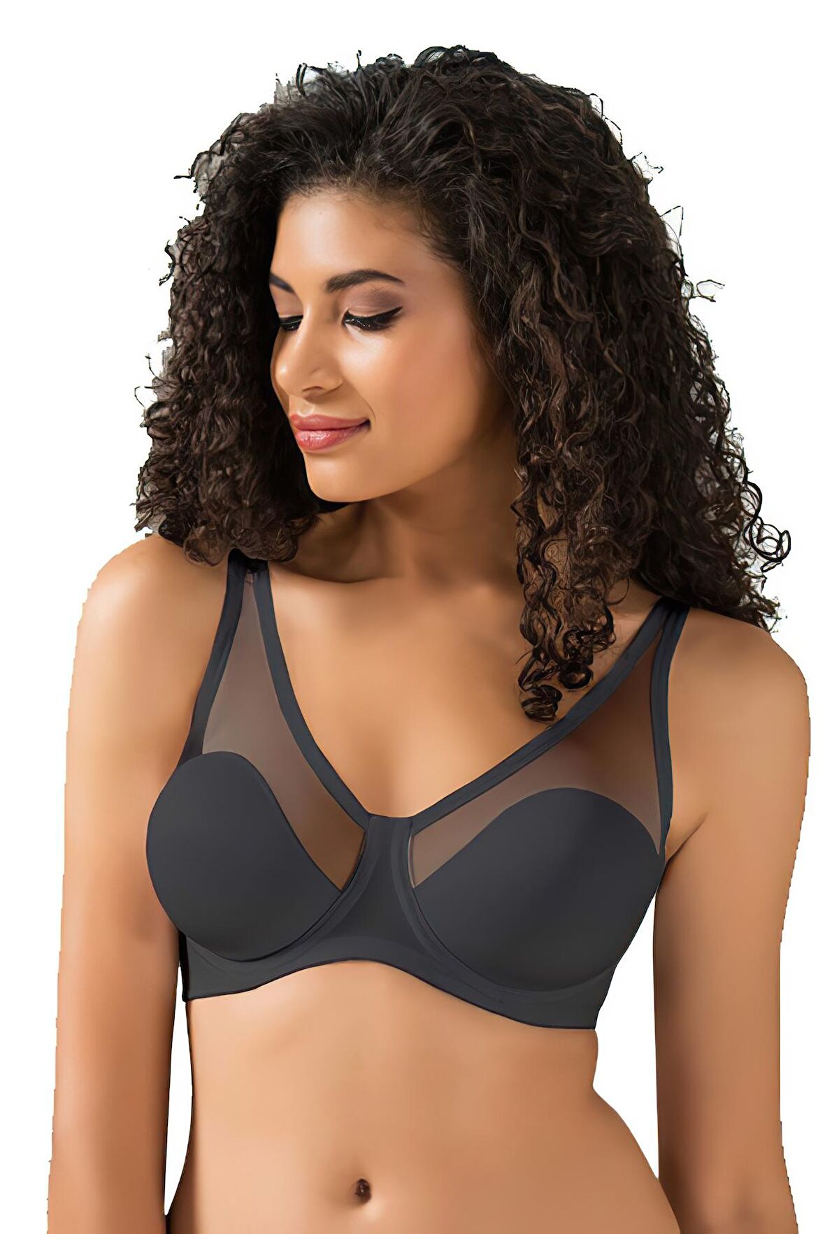 Le Jardin Siyah Renk Telli Toparlayıcı Sütyen