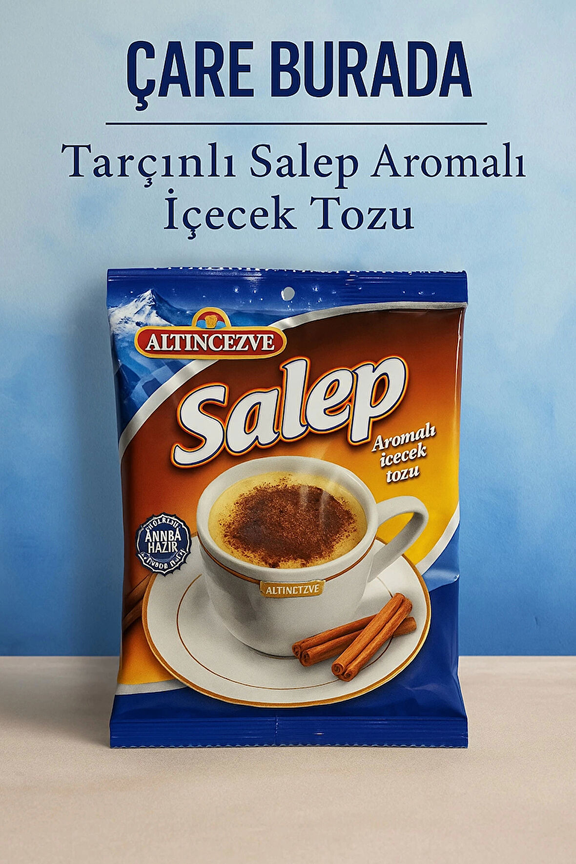 Tarçınlı Salep Aromalı İçecek Tozu 250 Gr