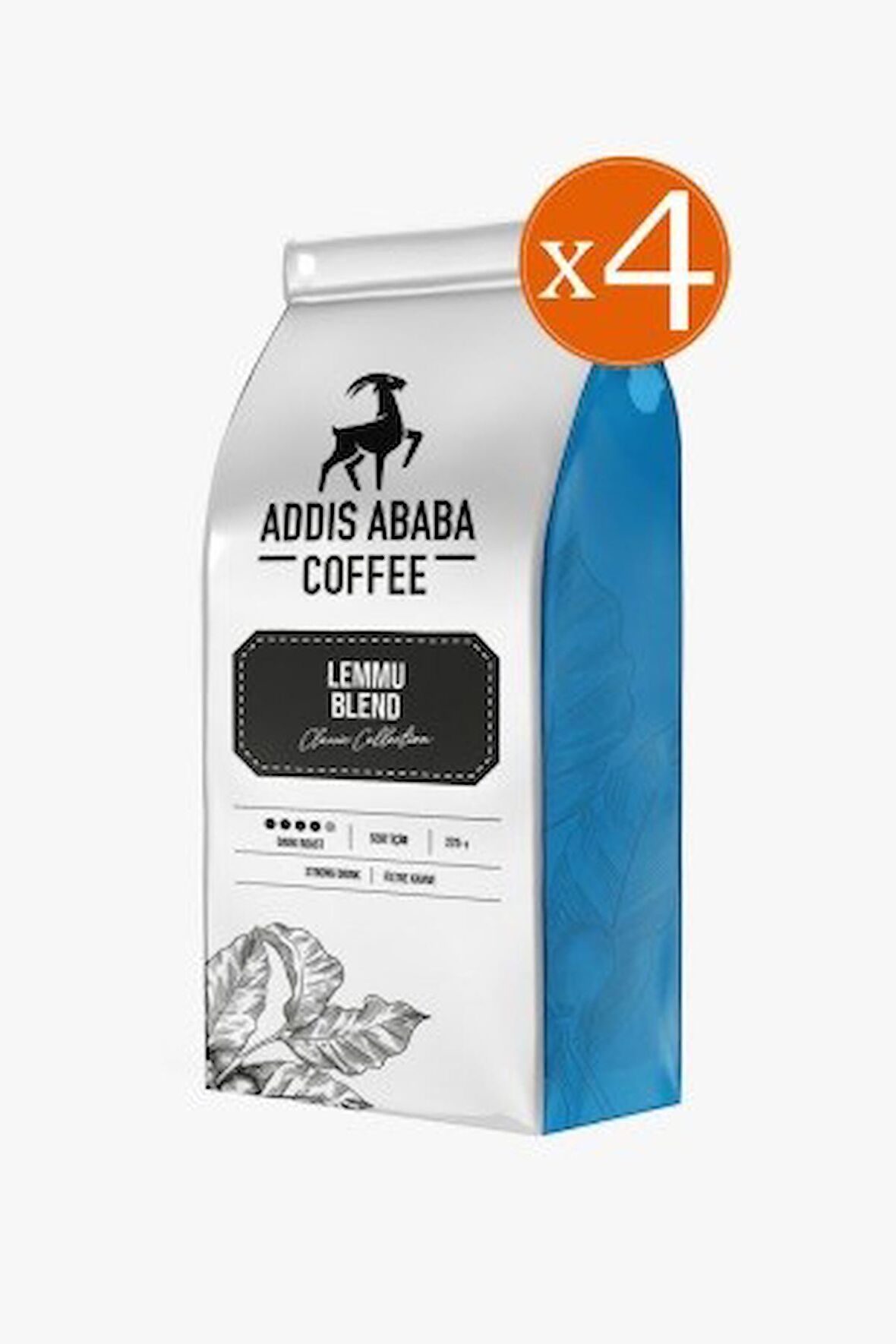 Lemmu 225 gr X 4 Adet Öğütülmüş Espresso Kahve