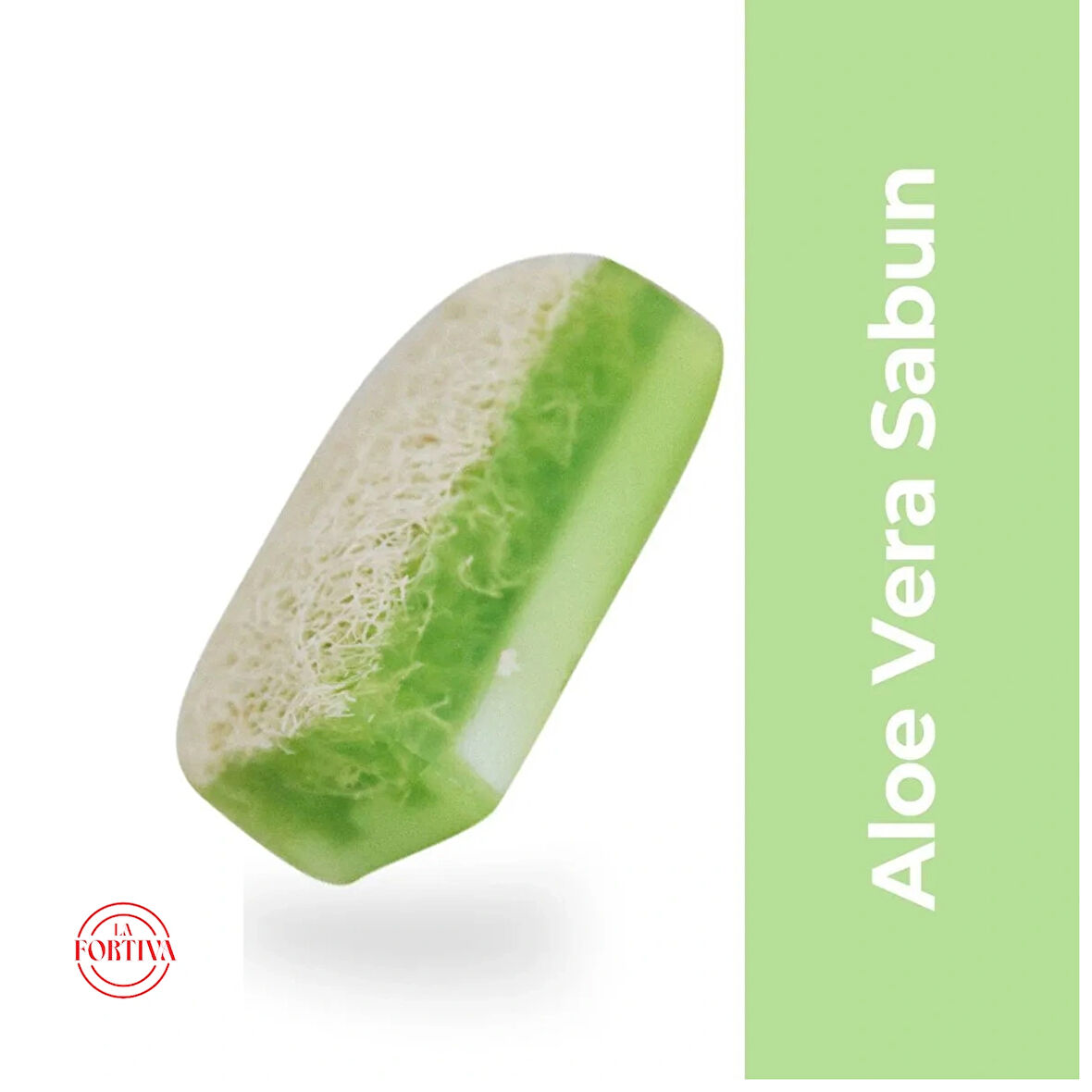 Doğal Kabak Lifli Aloe Vera Kabak Lifli Sabun 100-120 Gr