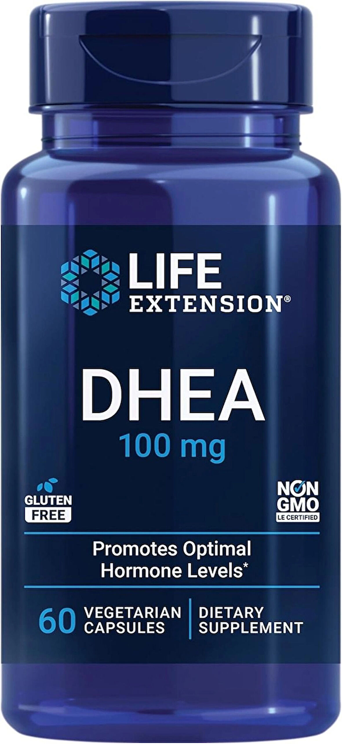 Life Extension DHEA Immune Support Bone Cognitive Health Anti-Aging and Mood Support 60 Veg Caps