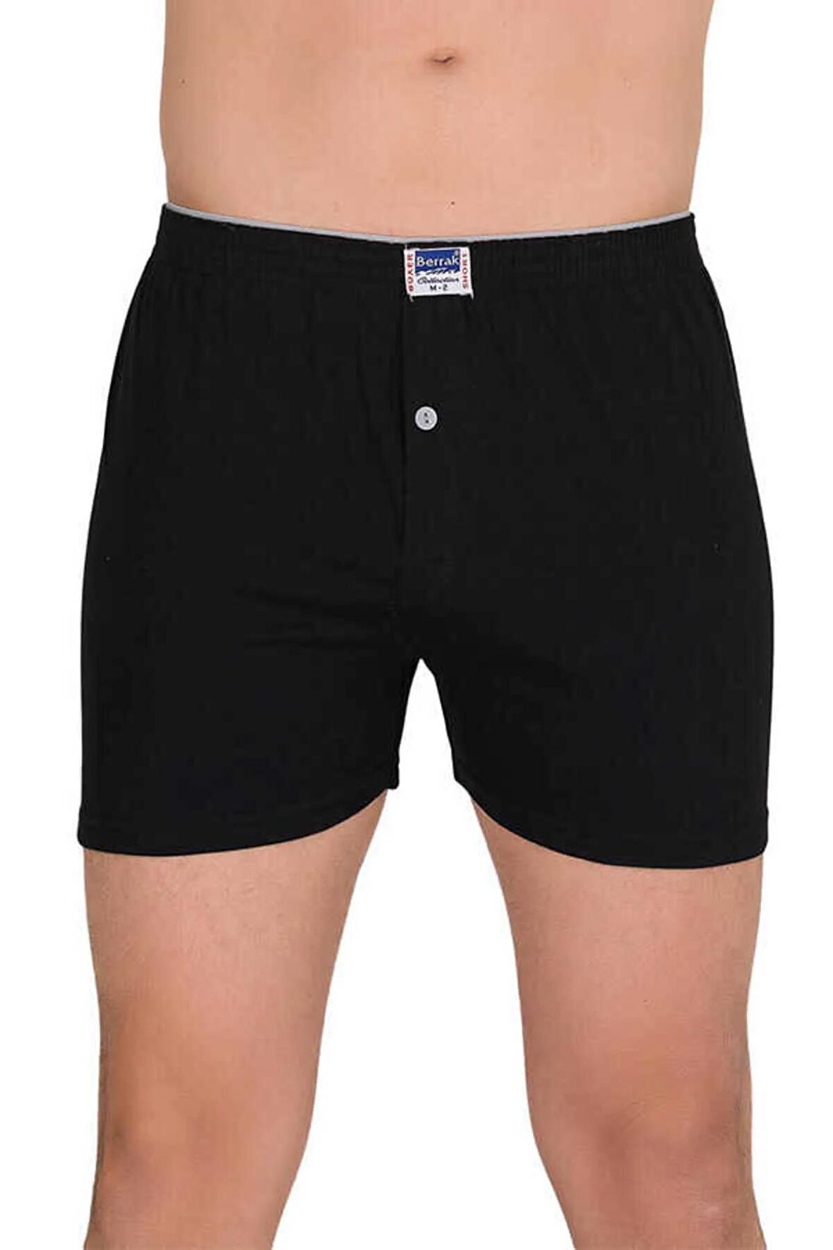Erkek Penye Pamuklu Boxer 2 Adet