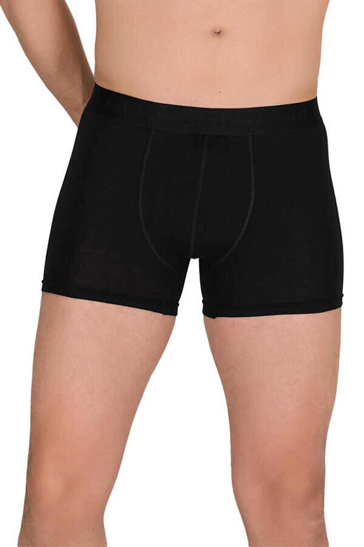 Erkek Modal Kumaş Licralı Boxer 4 Adet
