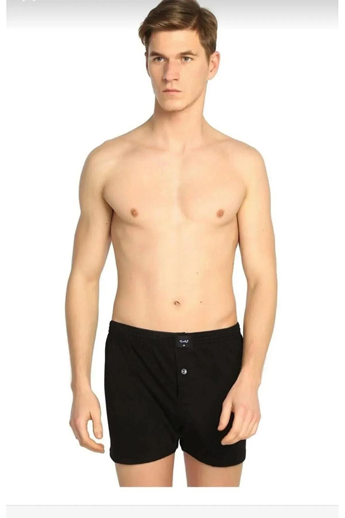 Erkek Penye Boxer 5 Adet