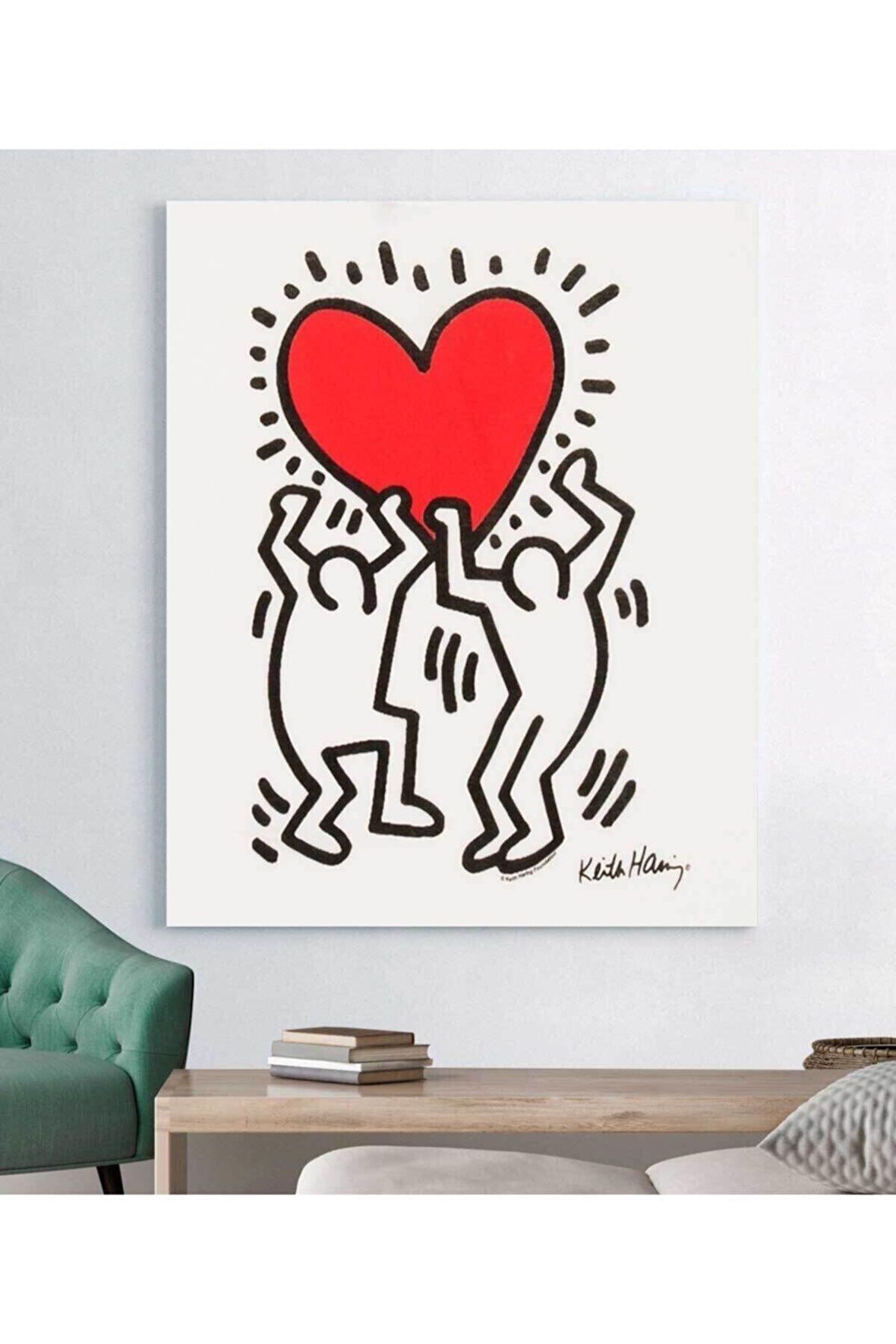 Keith Haring Love Kanvas Tablo
