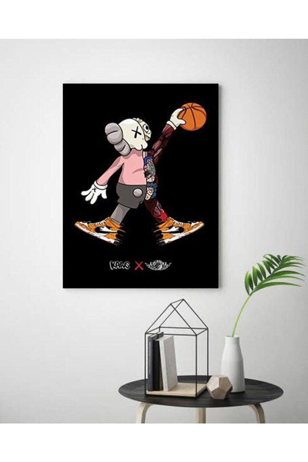 Kaws basketball Kanvas Tablo